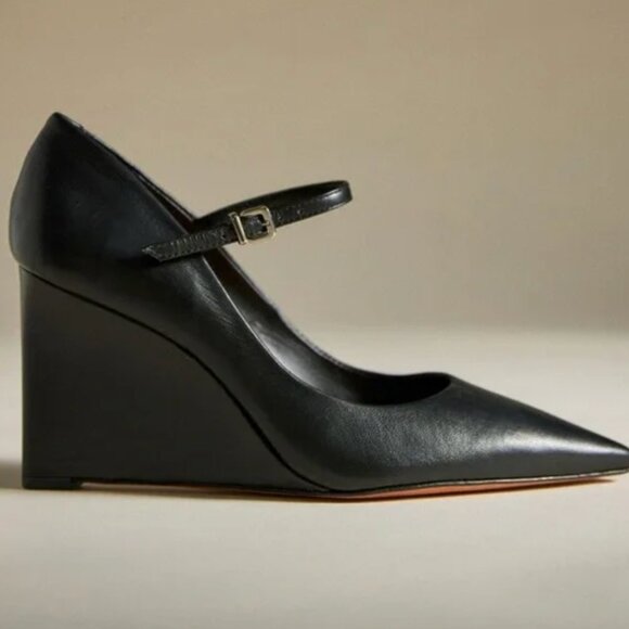 The Sibley Mary Jane Wedge Heels - Picture 1 of 3